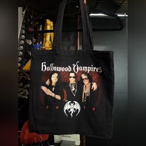 Hollywood Vampires 2018 Tour official merchandise Canvas Tote Rock N Roll Band